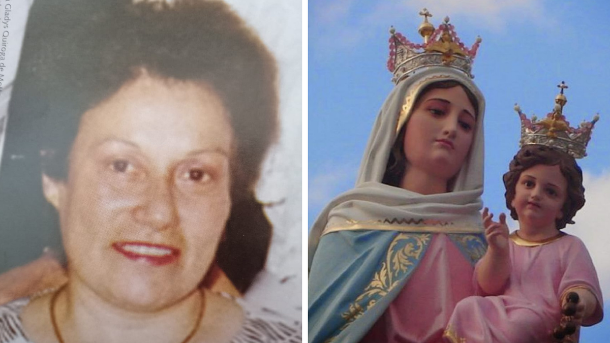 Gladys Motta tuvo la primera visión de la Virgen del Rosario de San Nicolás (Foto: archivo). Gladys Motta tuvo la primera visión de la Virgen del Rosario de San Nicolás (Foto: archivo).