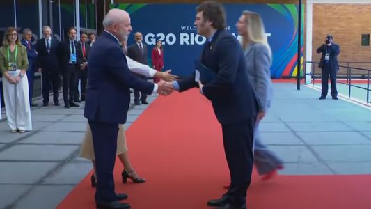 El distante saludo de Javier Milei y Lula da Silva en la Cumbre del G20