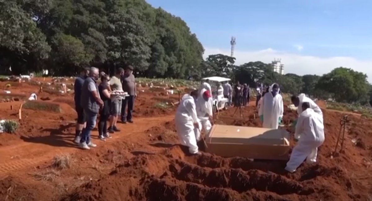Brasil superó los 300.000 muertos por la pandemia