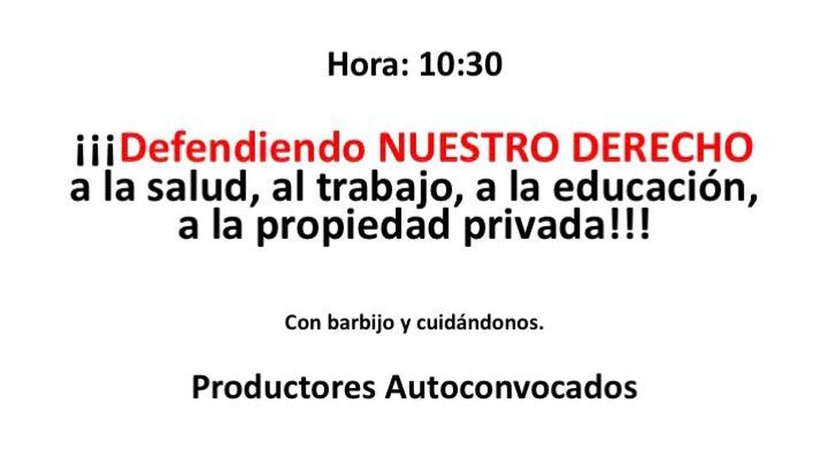Productores organizan una protesta para recibir a Alberto Fernández en Pergamino
