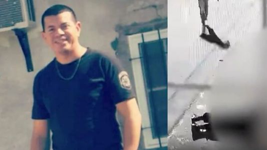 Video: así fue el brutal asesinato de un policía en la puerta de un hospital de Rosario