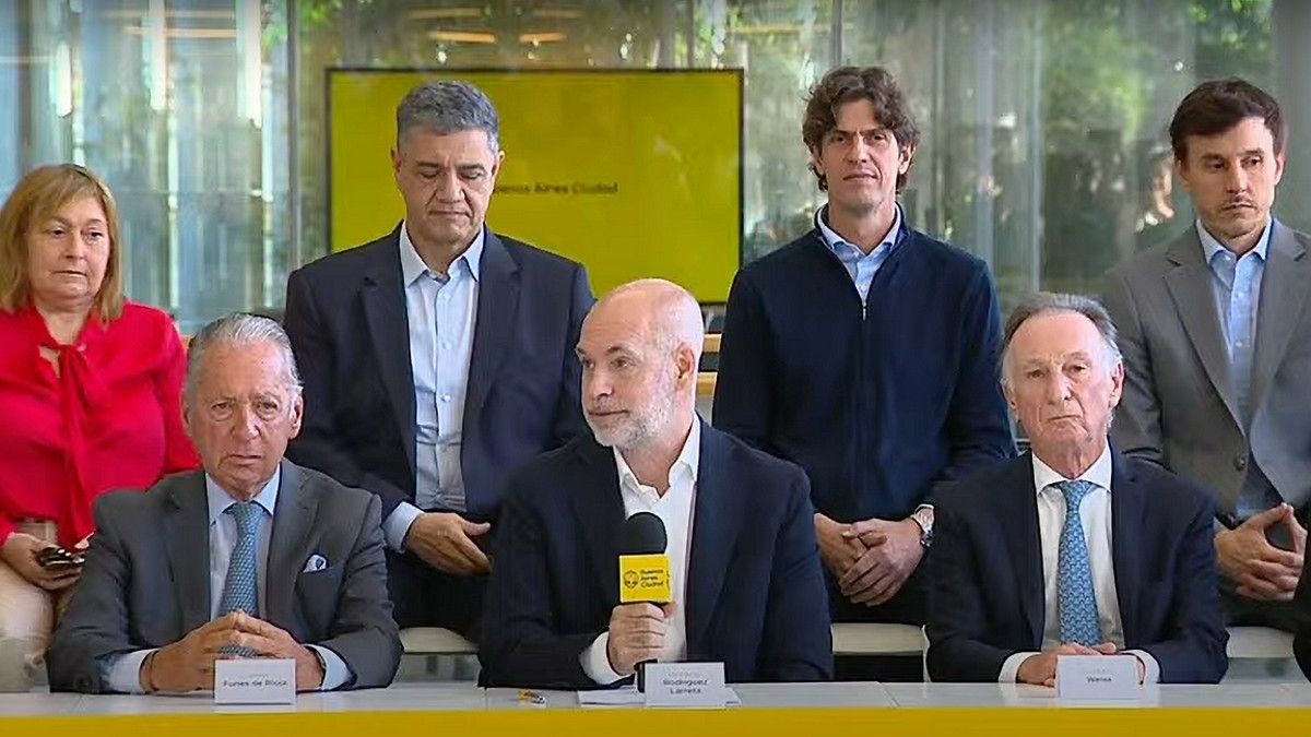 Horacio Rodríguez Larreta anunció una baja de impuestos. (Foto: Captura video)&nbsp;
