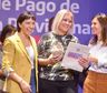 Mayra Mendoza y Fernanda Raverta entregaron más de 650 resoluciones jubilatorias a personas mayores de Quilmes
