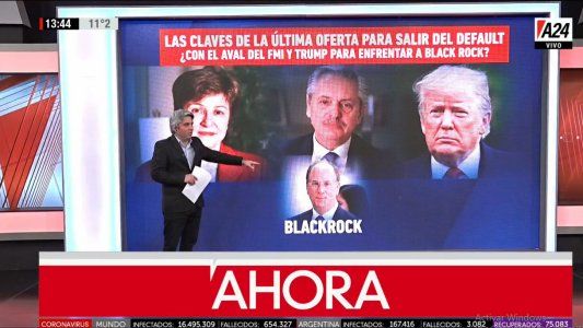 ¿Con el aval del FMI y Trump para enfrentar a BlackRock?