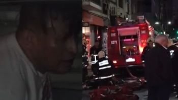 Discutió con su pareja, se descontroló y todo terminó con un edificio en llamas