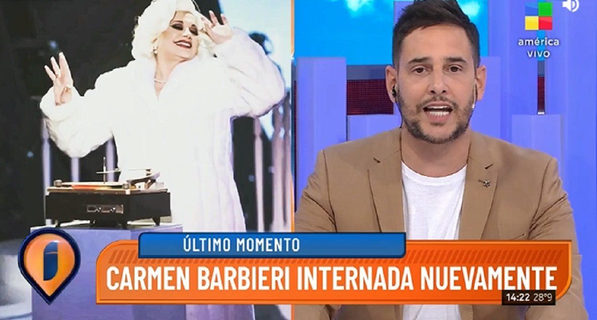 Carmen Barbieri internada otra vez