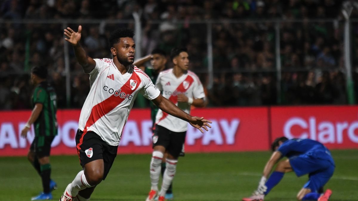 El gol de Borja que abrió el marcador.&nbsp;