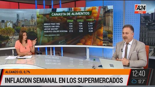 Inflación semanal del 0,7%: ¿cuáles fueron los alimentos que más aumentaron?