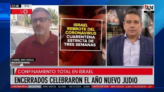 En Israel, los festejos del Año Nuevo judío fueron a puertas cerradas