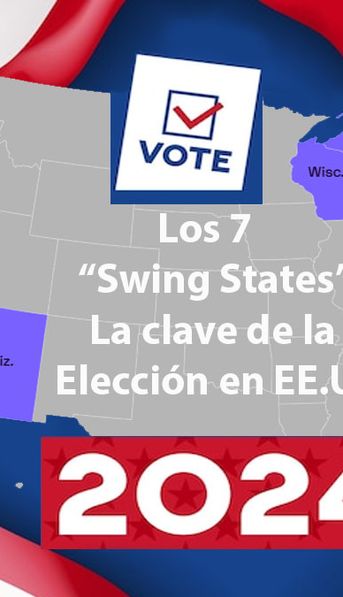 EE.UU.: qué son los swing states o estados pendulares y por qué pueden definir las elecciones entre Kamala y Trump