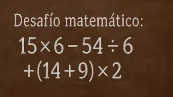 Desafío Matemático: este cálculo con paréntesis para resolver sin mirar la respuesta