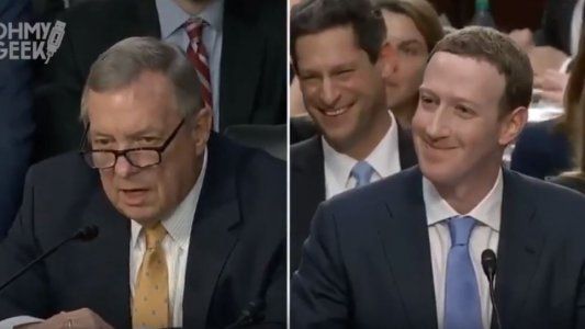 El incómodo momento de Zuckerberg en el Congreso