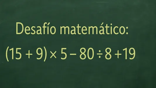 Desafío matemático: casi nadie logra resolverlo antes de los 10 segundos