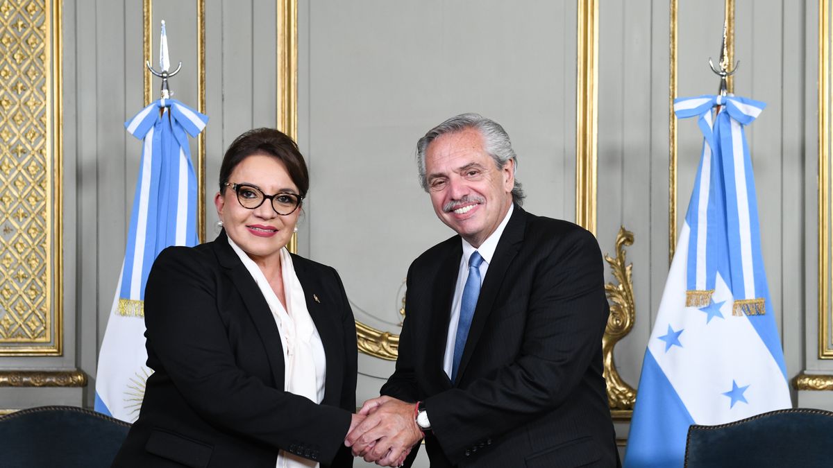 Alberto Fernández se reunió con la presidenta de Honduras