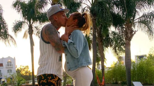 El Polaco mostró por primera vez el rostro de Abril, la hija que espera con Barby Silenzi