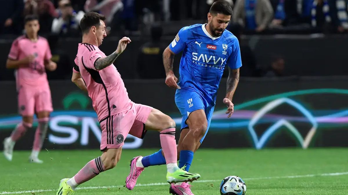 Con un gol y una asistencia de Messi, Inter Miami cayó con Al-Hilal