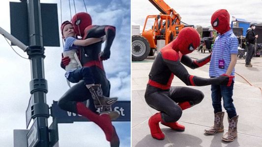 Tom Holland invitó al rodaje de Spider-Man al niño que salvó a su hermana menor del ataque de un perro