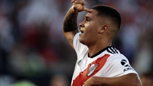 Sueña todo River: Juanfer Quintero volvió a hacer ejercicios con pelota y anhela estar contra Boca