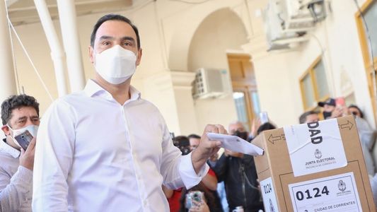 En su discurso, Gustavo Valdés le mando un fuerte apoyo al diputado Miguel Arias