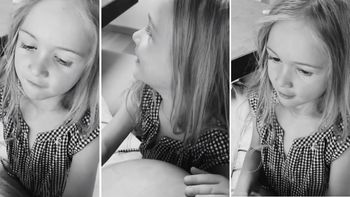 El tierno video de Zaira Nara con su hija Malaika definiendo el nombre del bebé