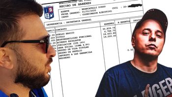 Después del cruce en Intratables, Diego Brancatelli le mostró su recibo de sueldo al Dipy