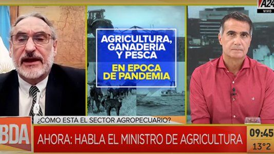 Basterra destacó el rol del sector agropecuario como proveedor de alimentos y auguró una buena campaña fina