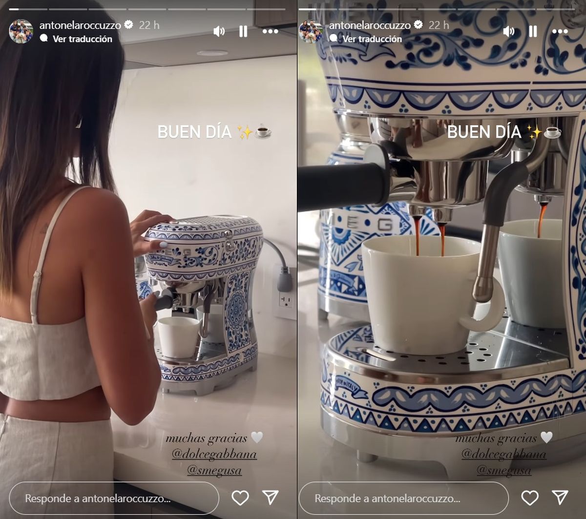 Antonela Roccuzzo revolucionó las redes con el costoso detalle en su cocina