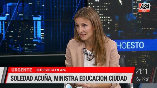 Acuña sobre Alberto Fernández: Le resultó un costo menor cerrar las escuelas que tener discusiones con los sindicatos