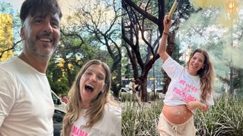 A punto de ser mamá, Macarena Rinaldi se recibió de psicóloga: así lo celebró junto a Fede Hoppe