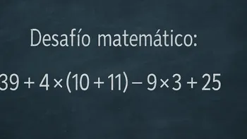 La regla esencial para resolver este desafío matemático es conocido como PEMDAS (por sus siglas en inglés) o jerarquía de operaciones.