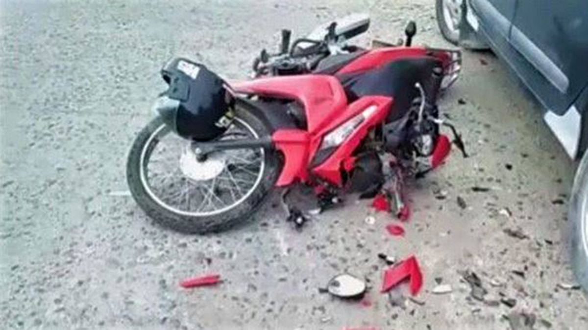 Tres perros salvaron a un motociclista accidentado de morir en Neuquén. (Foto: Río Negro noticias)
