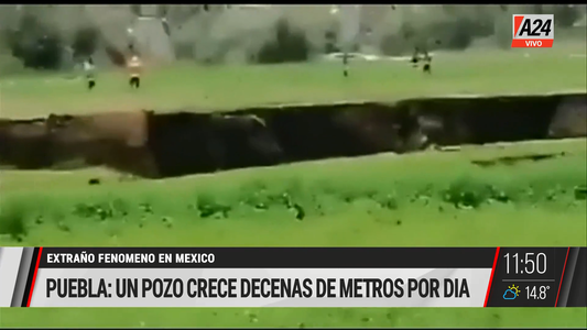 Un pozo gigante que no cesa atemoriza a los mexicanos