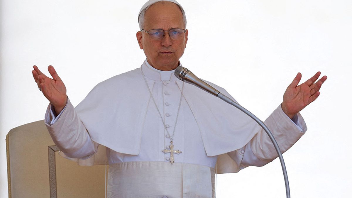 El papa León XIV con un fuerte mensaje al mundo entero. (Foto: Reuters)