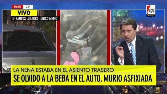 Un hombre olvidó a su hija de un año en el auto y murió asfixiada