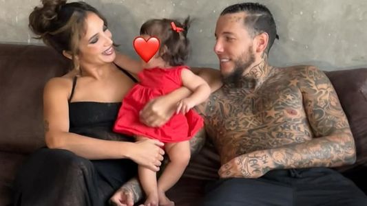 Alex Caniggia y Melody Luz mostraron por primera vez la carita de Venezia en un álbum de fotos