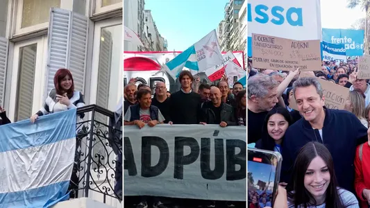 Marcha universitaria: quiénes fueron los dirigentes políticos que asistieron a la convocatoria