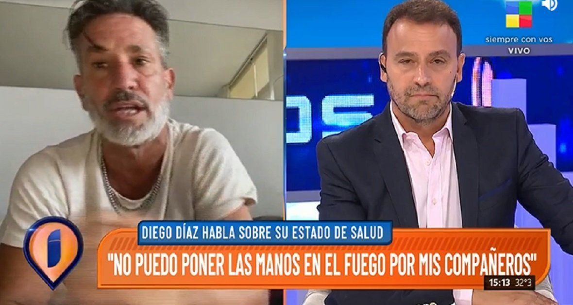 Diego Díaz tras contagiarse de coronavirus: No puedo poner las manos en el fuego por mis compañeros