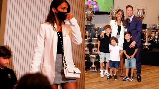 El lujoso detalle del look de Antonela Roccuzzo en la despedida de Lionel Messi
