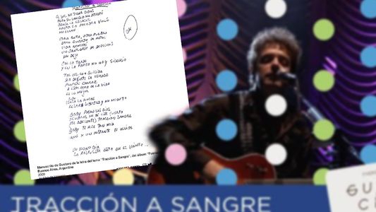 La familia de Gustavo Cerati publicó otro manuscrito del cantante a 6 años de su muerte