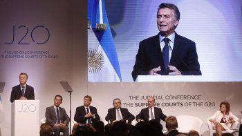 Macri en el foro judicial del G20: La lucha contra la corrupción es un aspecto fundamental