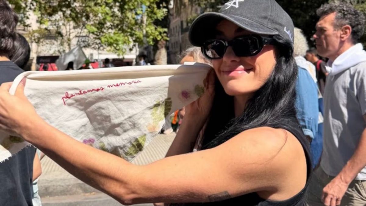 Lali Espósito en la marcha del Día de la Memoria: qué otros famosos dijeron presente