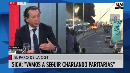 Sica le atribuyó condimentos políticos al paro: Hace 20 días la CGT dijo que no veía condiciones