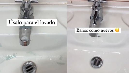 Mostró el truco definitivo para tener el baño siempre brillante: Como nuevo