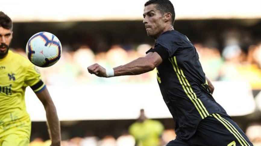 Cristiano Ronaldo debutó sin gol en la victoria de la Juventus