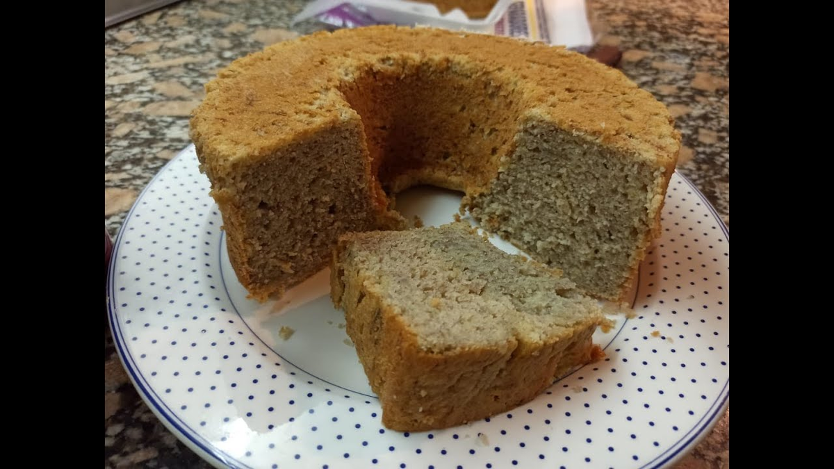 BIZCOCHUELO DE BANANA receta: receta fácil, postre saludable y CON BANANAS MADURAS