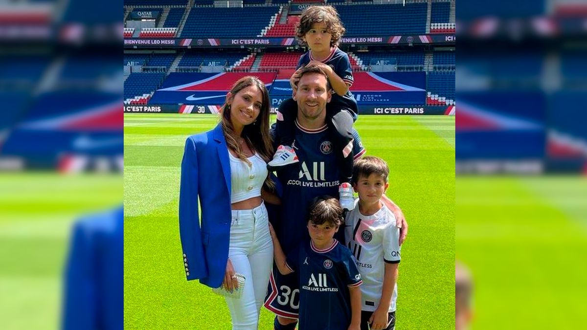 El amuleto de Antonela Roccuzzo para darle suerte a Lionel Messi.