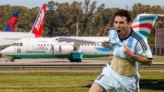 Messi y la Selección argentina viajaron en el mismo avión del accidente