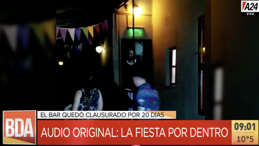 El video completo de la clausura del bar de Palermo en el que había una fiesta clandestina