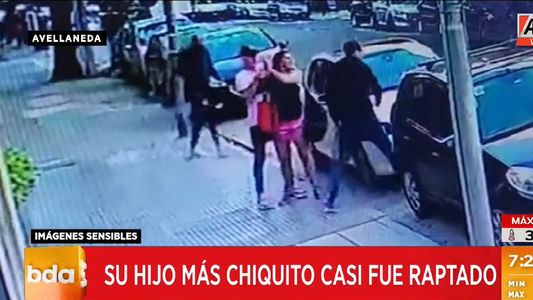 El desesperado rescate de una mamá en un robo que casi termina con el secuestro de su hijo