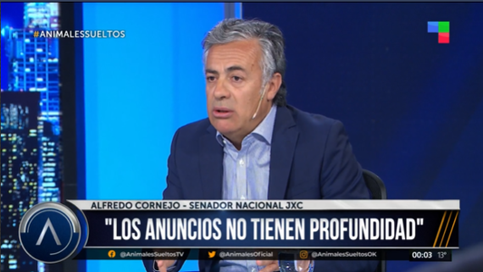 Alfredo Cornejo, tras la asunción de Sergio Massa: Los anuncios no tienen profundidad, son generalidades